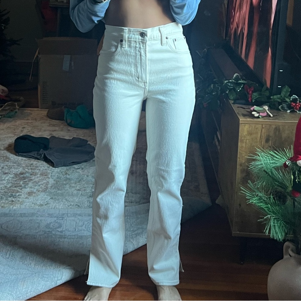 A&F 90s straight ultra high rise jeans